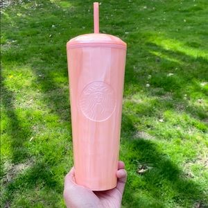 Starbucks venti peach pink dome summer 2021 cup